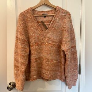 NWT j crew v-neck sweater size L